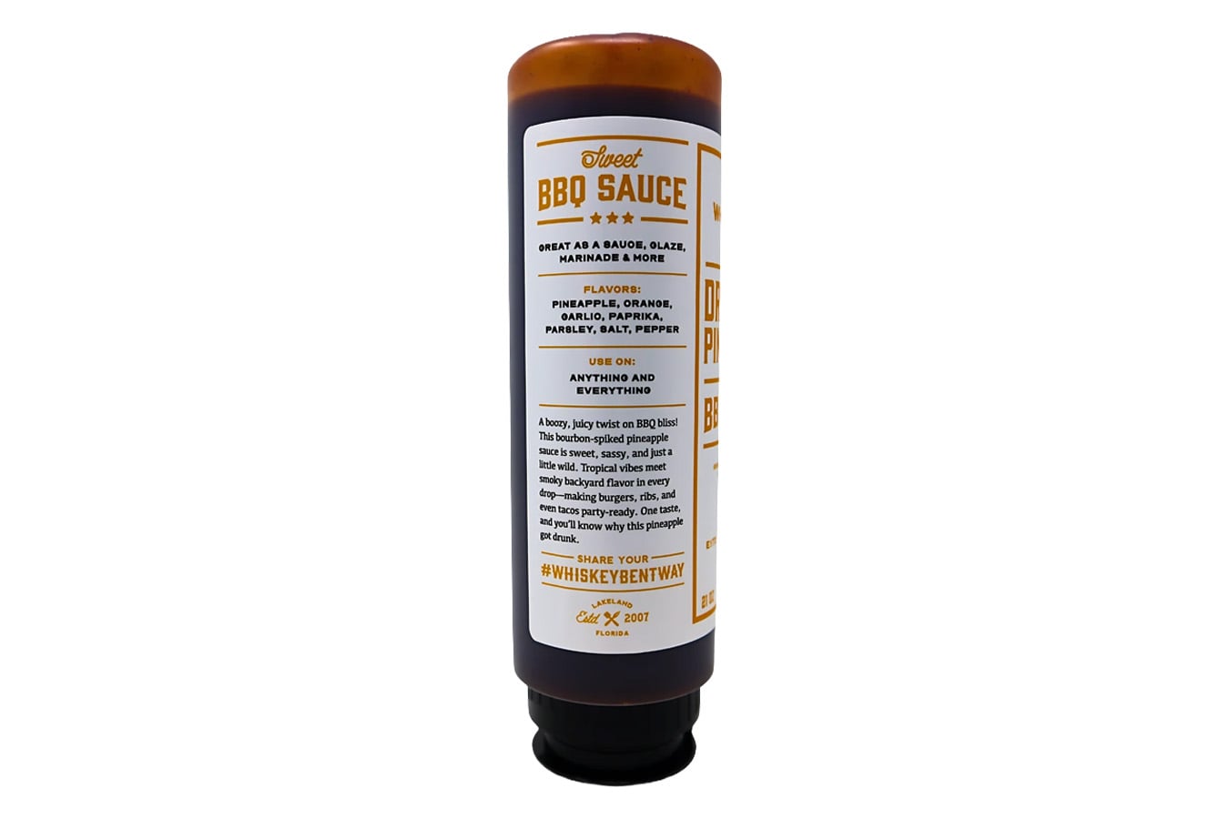 WHISKEY BENT Drunken Pineapple - Sweet BBQ Sauce